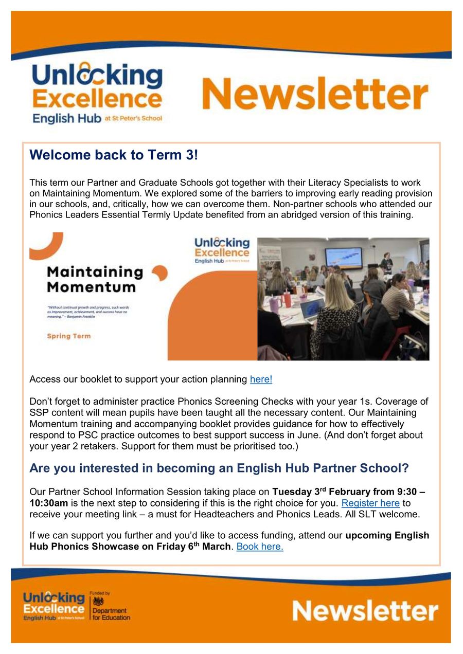 Unlocking Excellence Newsletter Term 3 25-26 by Janine Ashman - Flipsnack