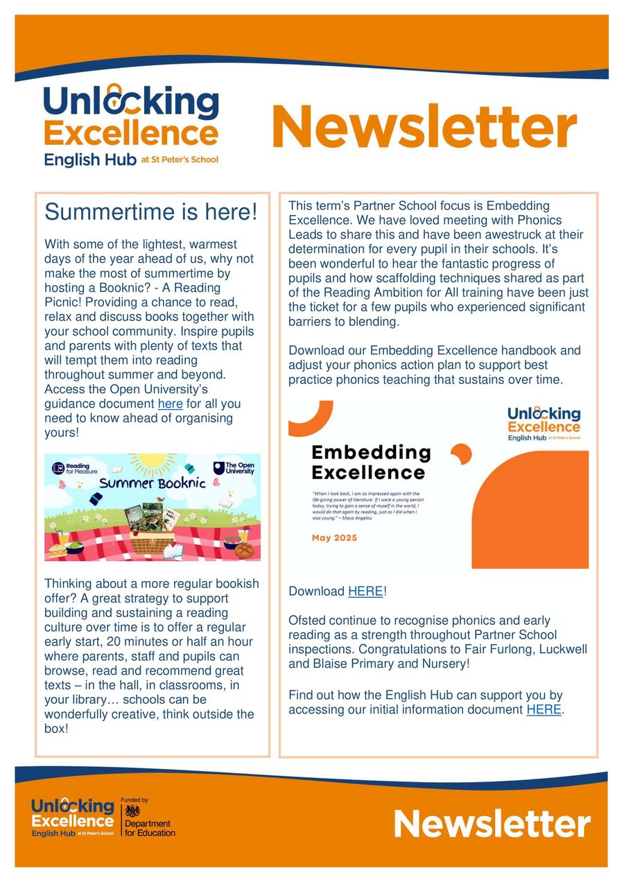 Unlocking Excellence Newsletter Term 5 24-25 by Janine Ashman - Flipsnack