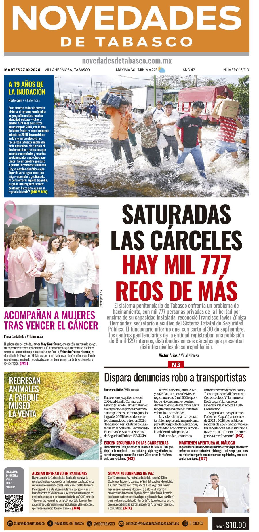 Edición Impresa 27 de octubre de 2026 by Juan Carlos... - Flipsnack