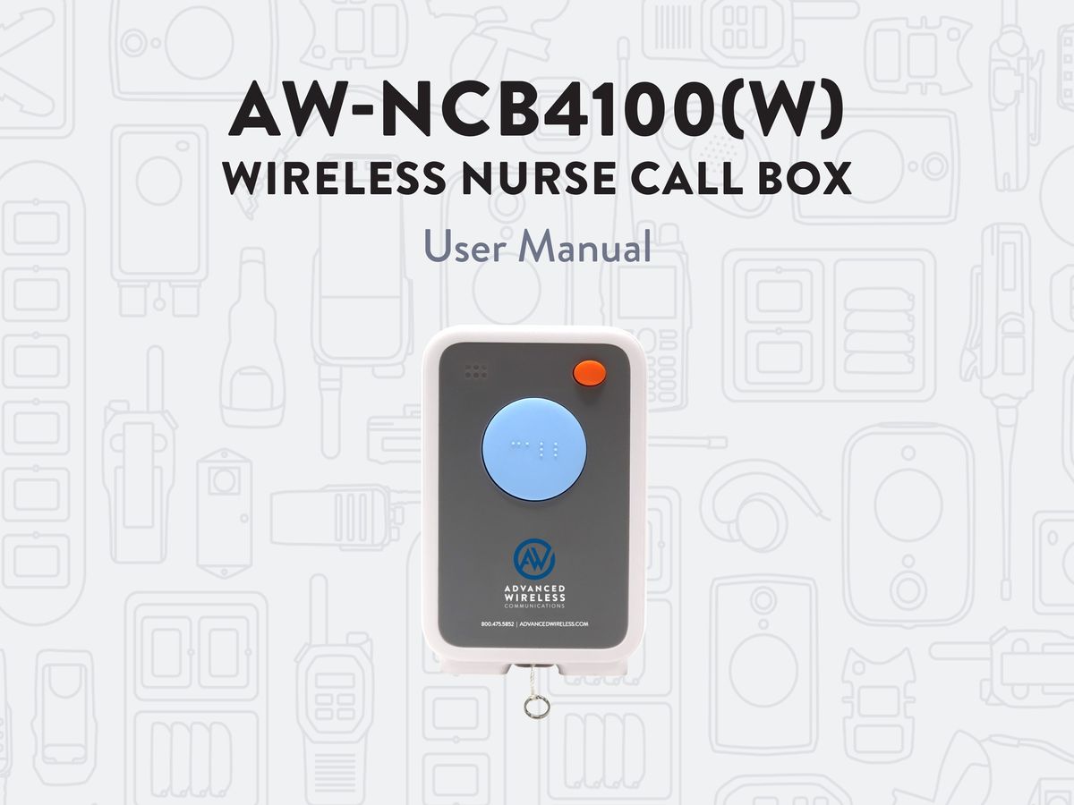 ONE Call Wireless Nurse Call Box User Manual by... - Flipsnack