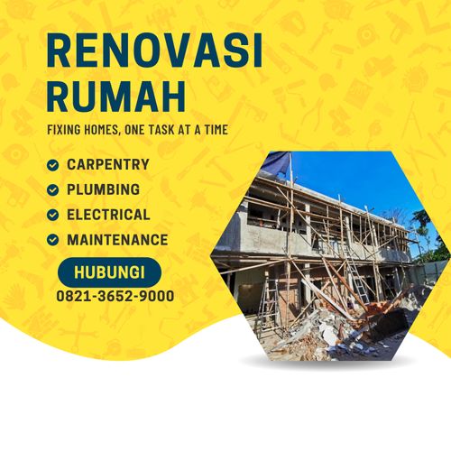 TERPERCAYA!!  WA. 0821-3652-9000, Jasa Perbaikan Rumah Di Jebres