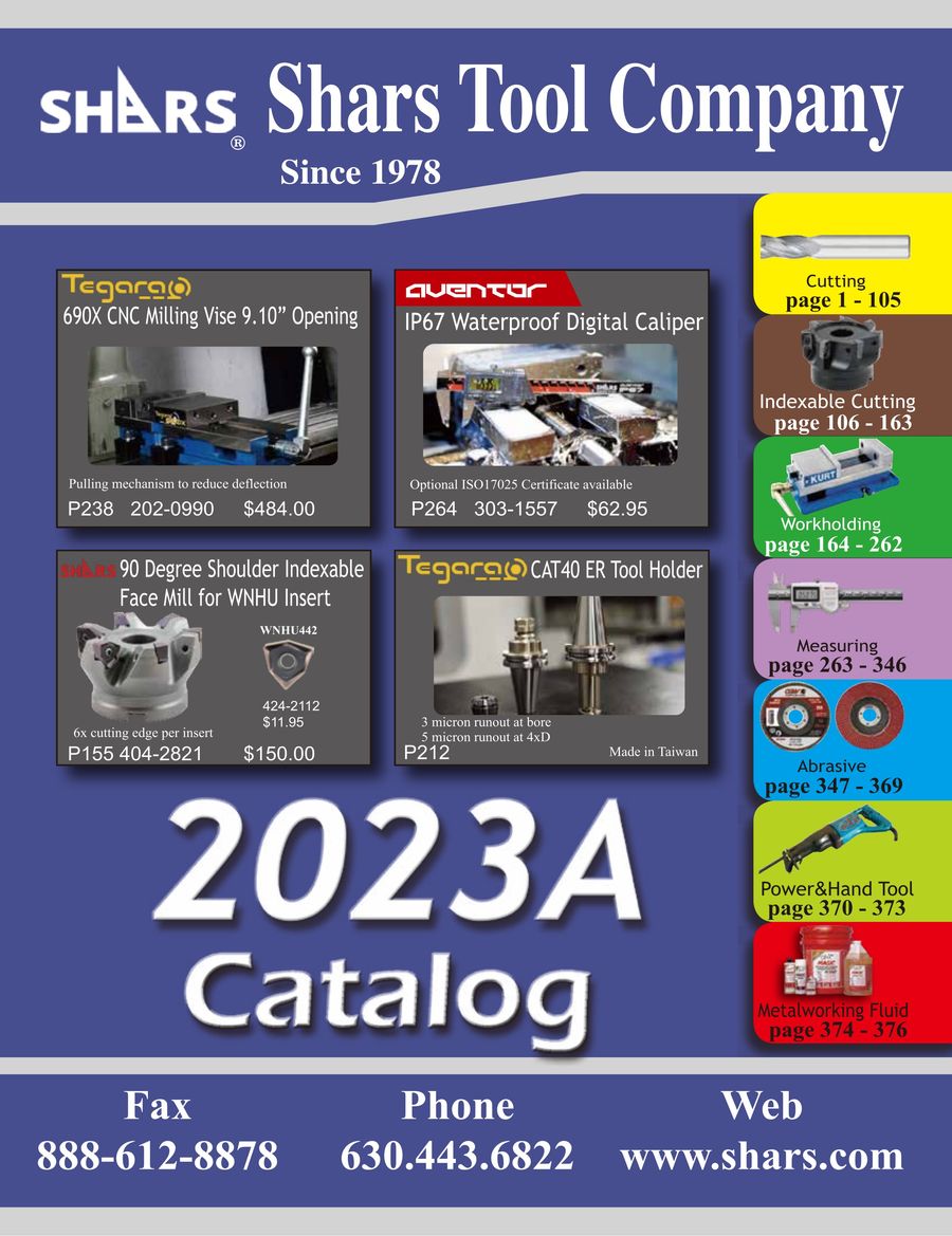 2023Acatalog-with-cover by Shars Tool - Flipsnack