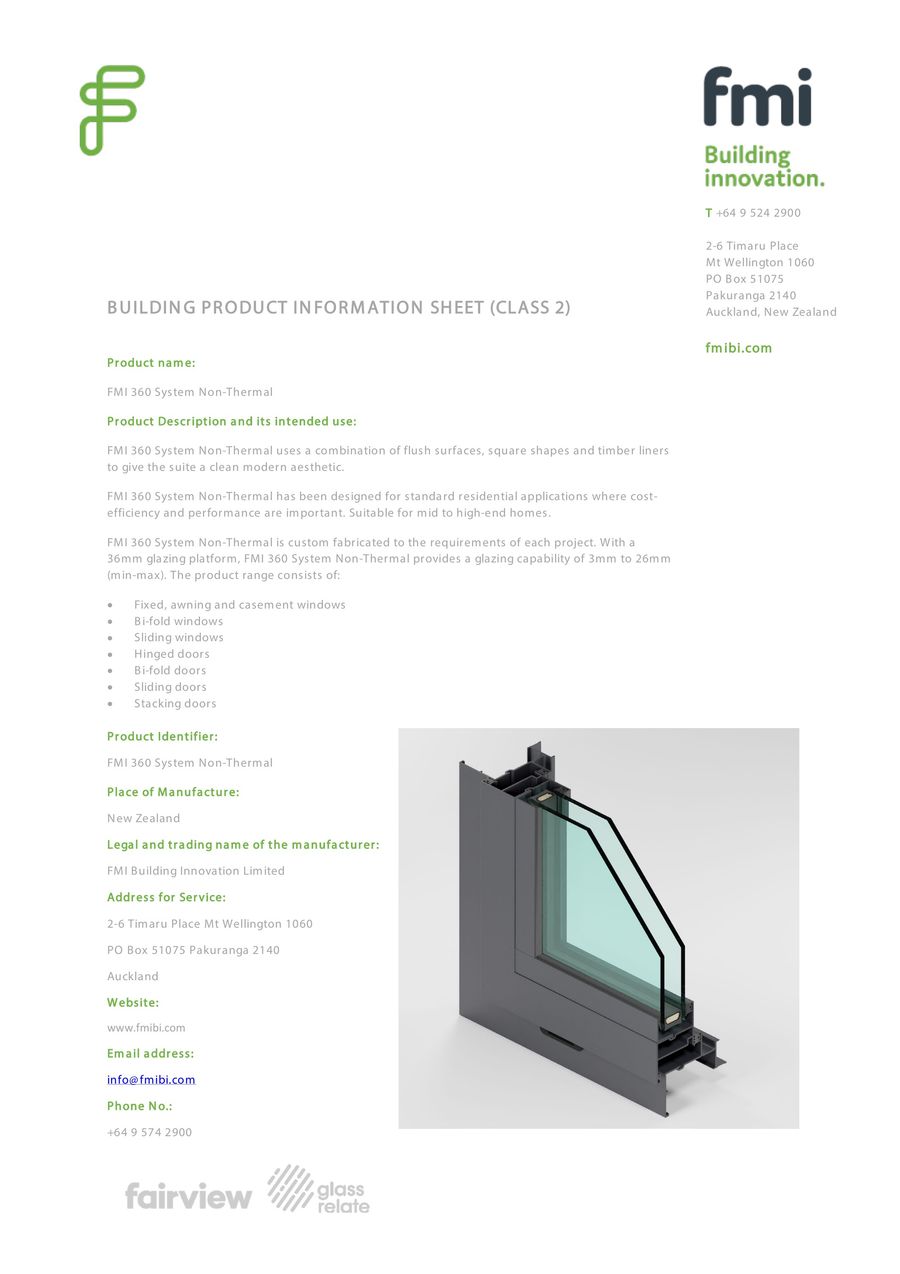 FMI 360 System Non-Thermal