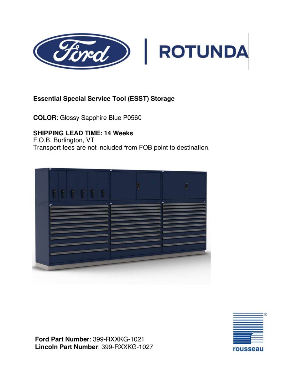 ESST Storage Toolbox 2025 1 by Ford Rotunda - Flipsnack