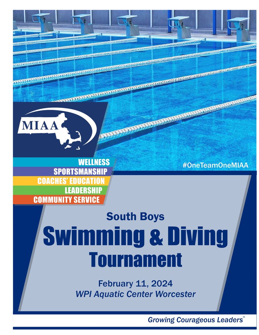 MIAA South Boys Sectional Swimming & Diving Program by Jan Martin ...