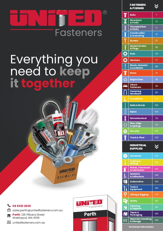 Perth Fasteners Product Guide