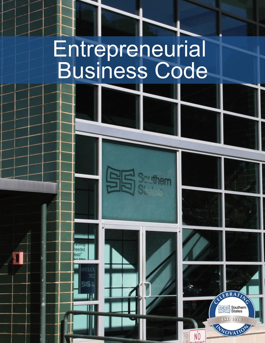 Entrepreneurial Business Code by Raj Anand by Southern States LLC ...