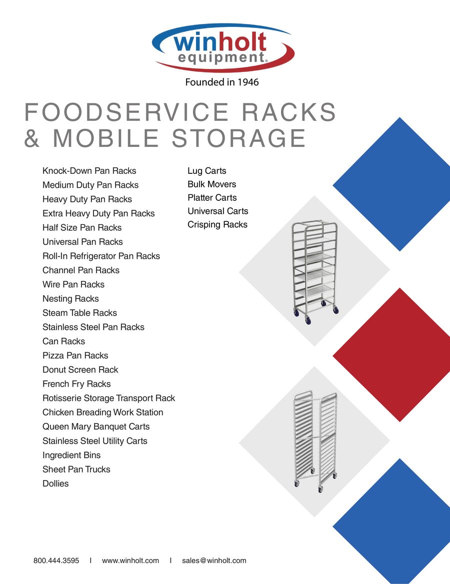 Winholt Equipment - Foodservice Racks & Mobile Storage by Rose Frierson ...