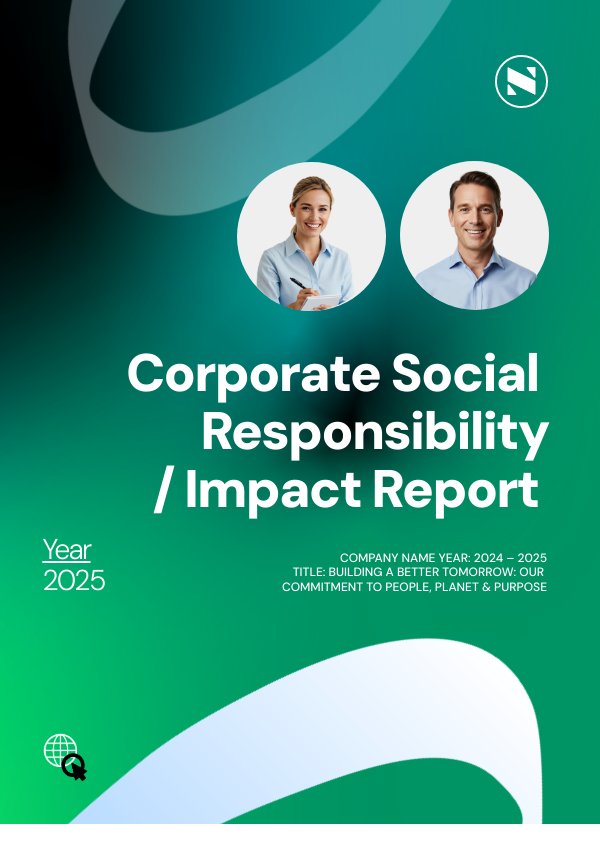 CSR & Impact Report Booklet Template by Flipsnack templates - Flipsnack