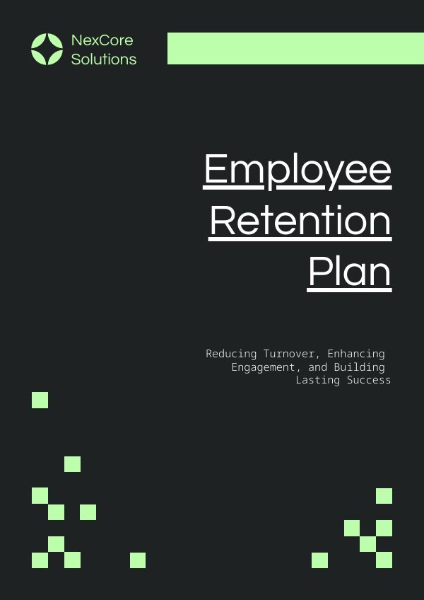 Employee Retention Plan Template by Flipsnack templates - Flipsnack