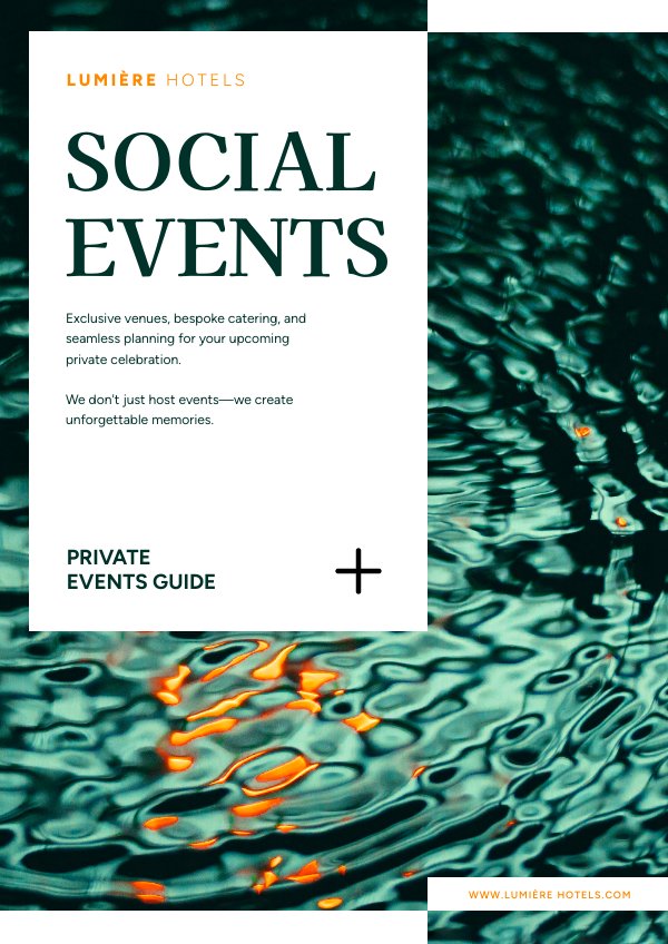 Social Event Package Template by Flipsnack templates - Flipsnack