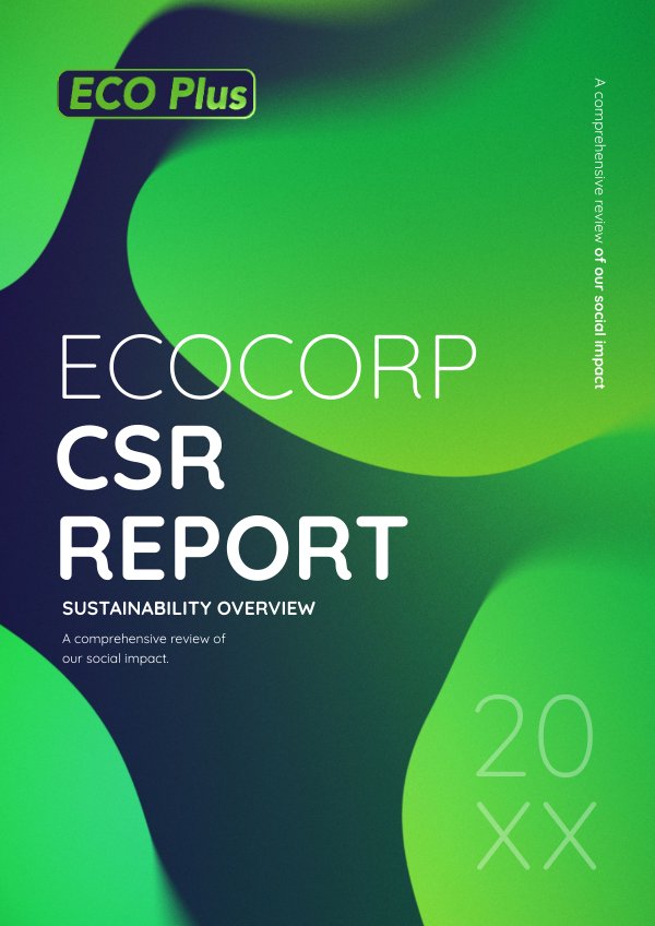 CSR Report Template by Flipsnack templates - Flipsnack