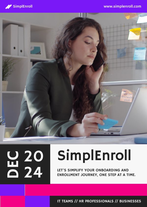 Online enrollment guide template by Flipsnack templates - Flipsnack