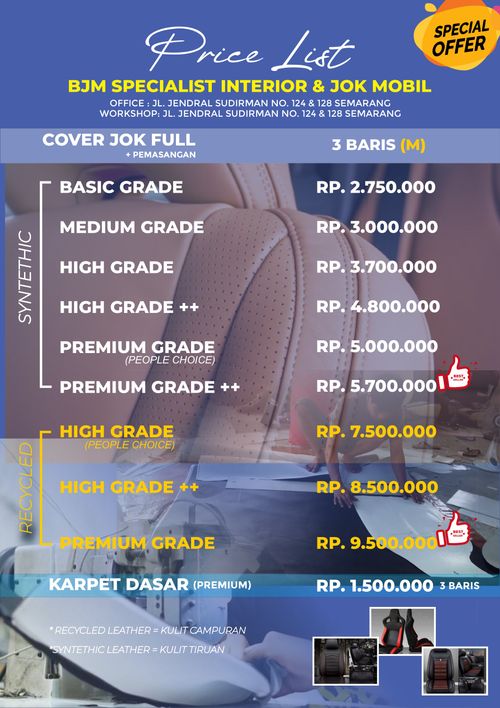 INTERIOR&amp;amp;JOKMOBIL-3BARIS-BJMAUTOWORKSHOP-08122888122-SEMARANG