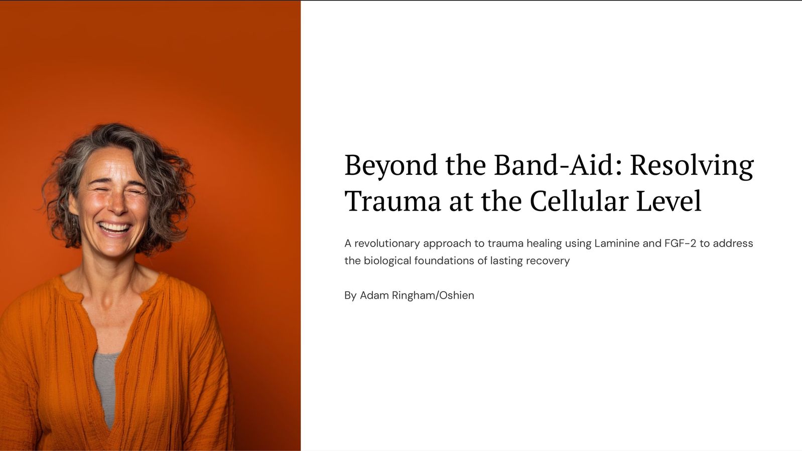 Laminine Trauma Presentation by Adam Ringham - Flipsnack