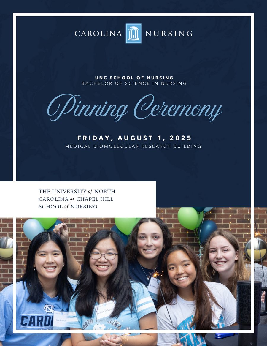 Carolina Nursing ABSN Pinning Ceremony Program — 2025 by Mariah Keller ...