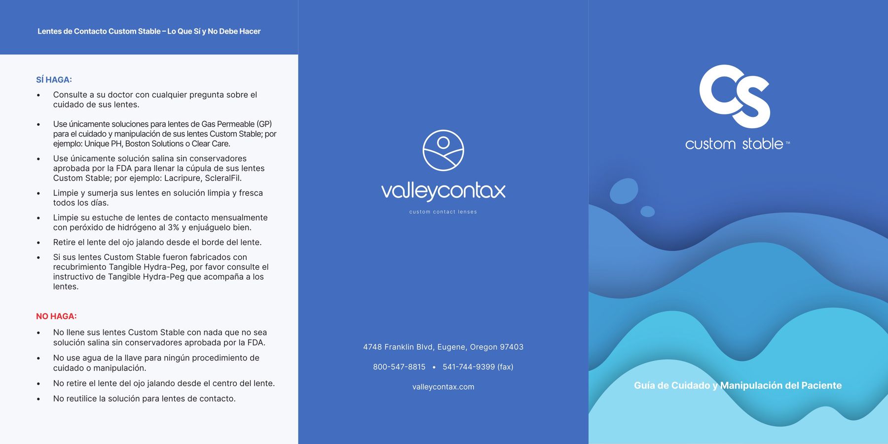 Custom Stable Patient Handling Brochure (spanish) by Valley Contax ...