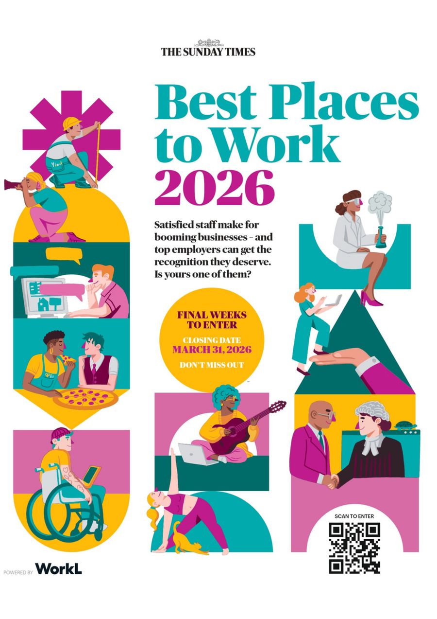 The Sunday Times Best Places to Work Awards 2026 (Jan 2026) by WorkL ...