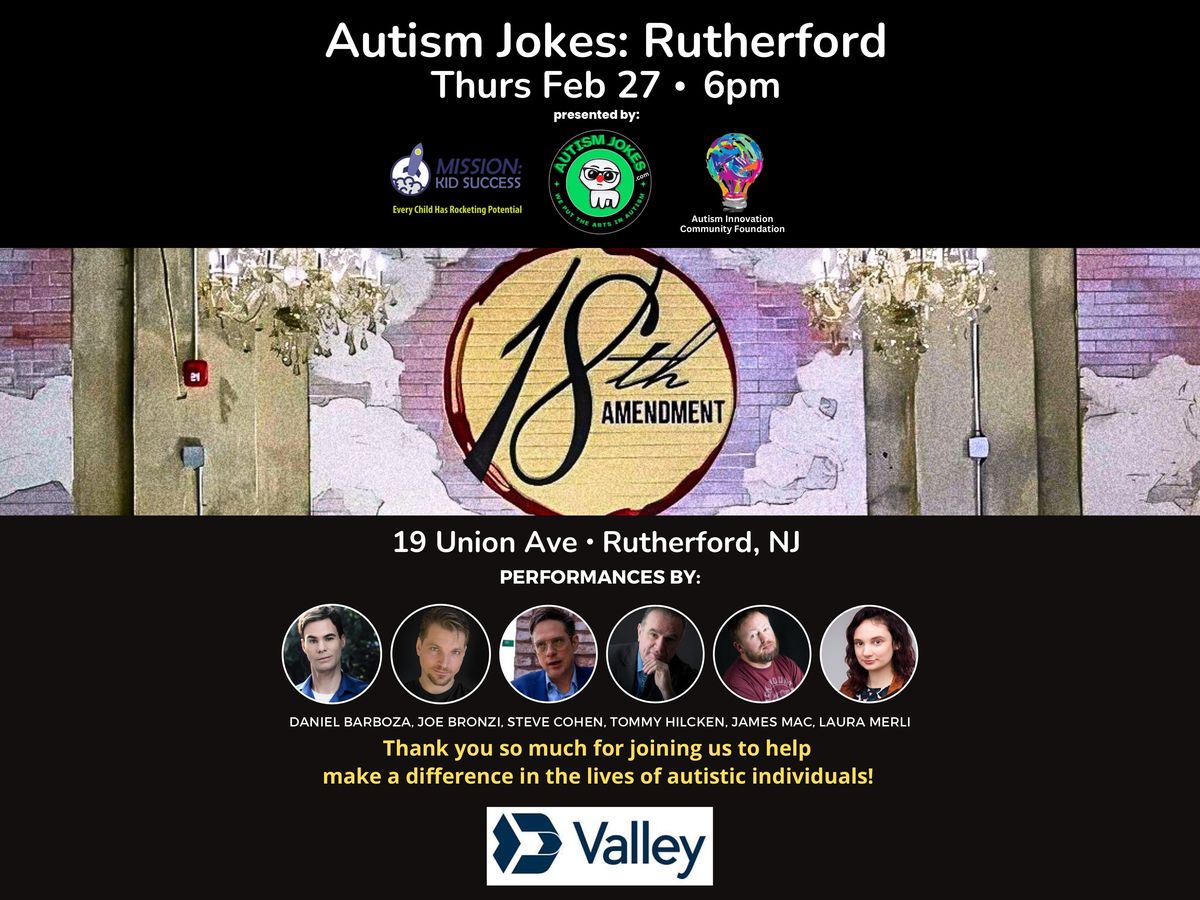 February 2025 Autism Jokes Comedy Show Event Guide by Mission: Kid ...