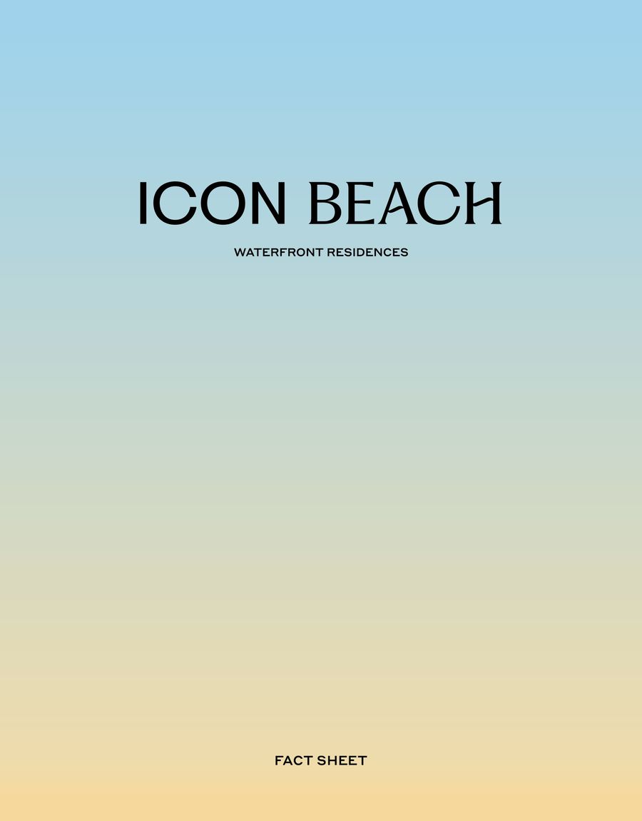 Brochure | Icon Beach 
