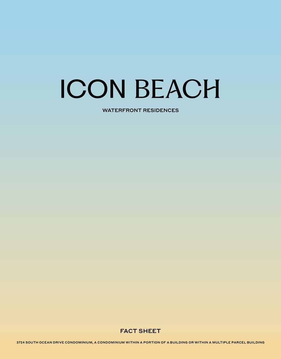 Icon Beach Fact Sheet by Related Group - Flipsnack