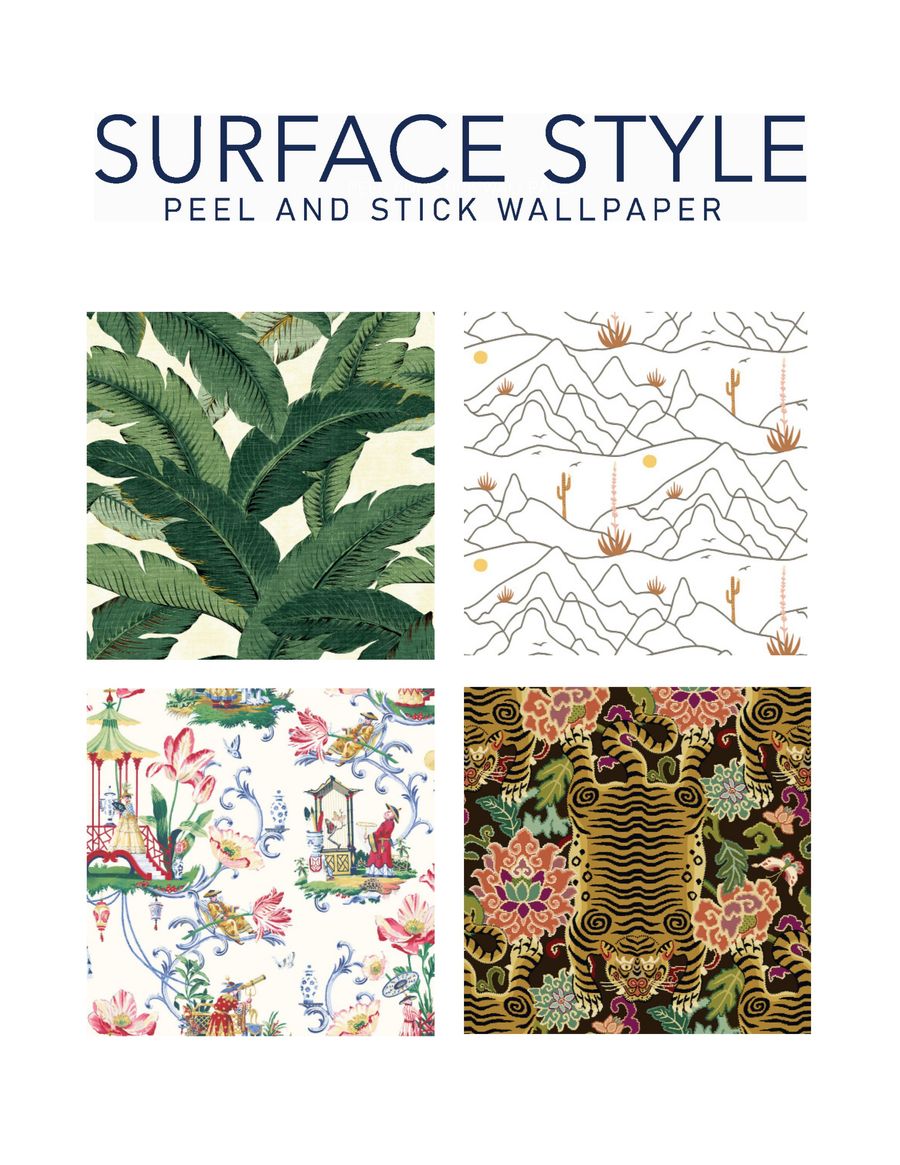 Surface Styles Peel & Stick Wallpaper Collection I II III by Kate ...