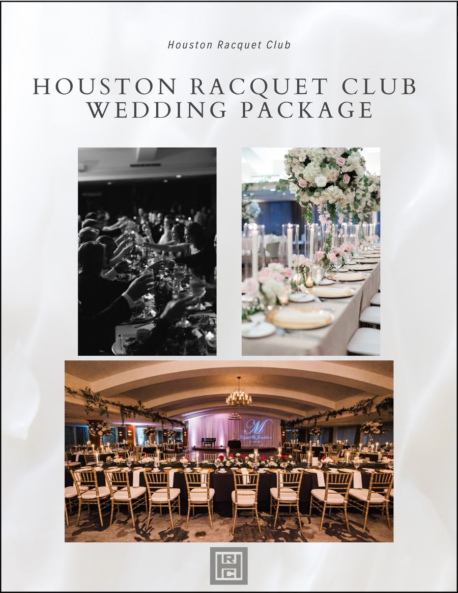 HRC Wedding Package Information by Houston Racquet Club - Flipsnack