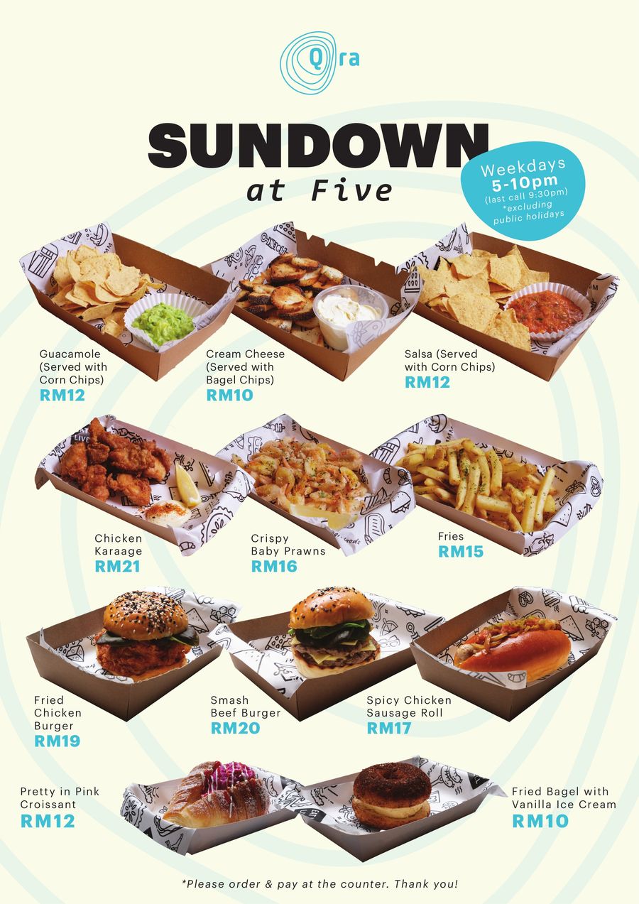 Qra The Five Sundown Menu by Qra Marketing - Flipsnack