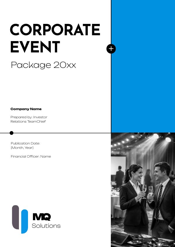 Editable Corporate Event Package Template by Flipsnack - Flipsnack