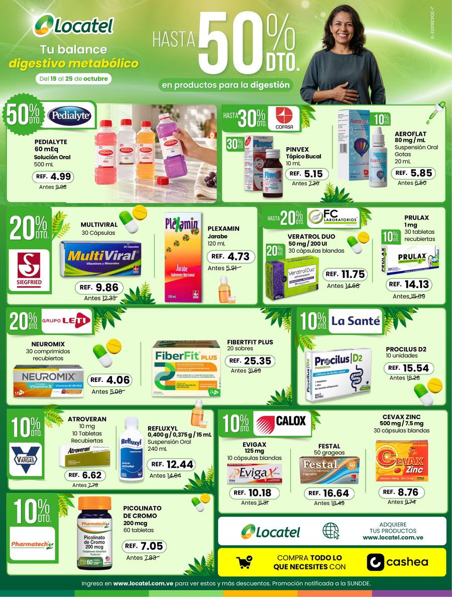 Semana Digestiva-Metabólica - 19 al 25 de octubre by Locatel Venezuela ...