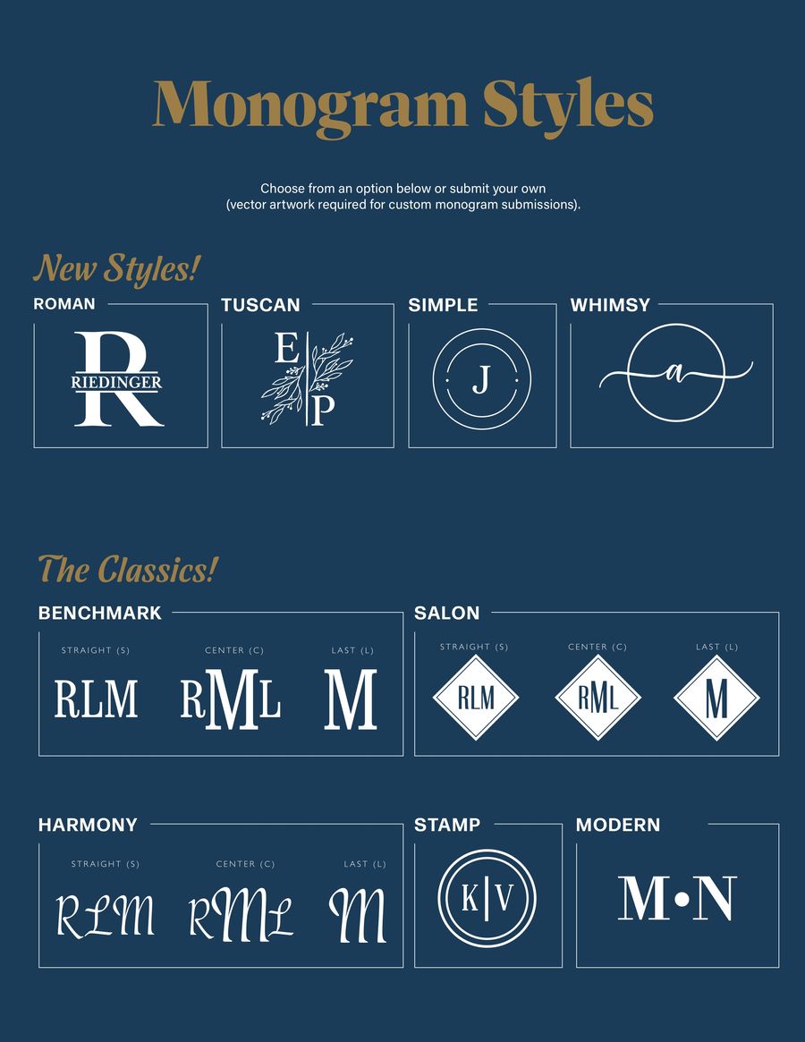 Monogram Options by Sterling Cut Glass - Flipsnack