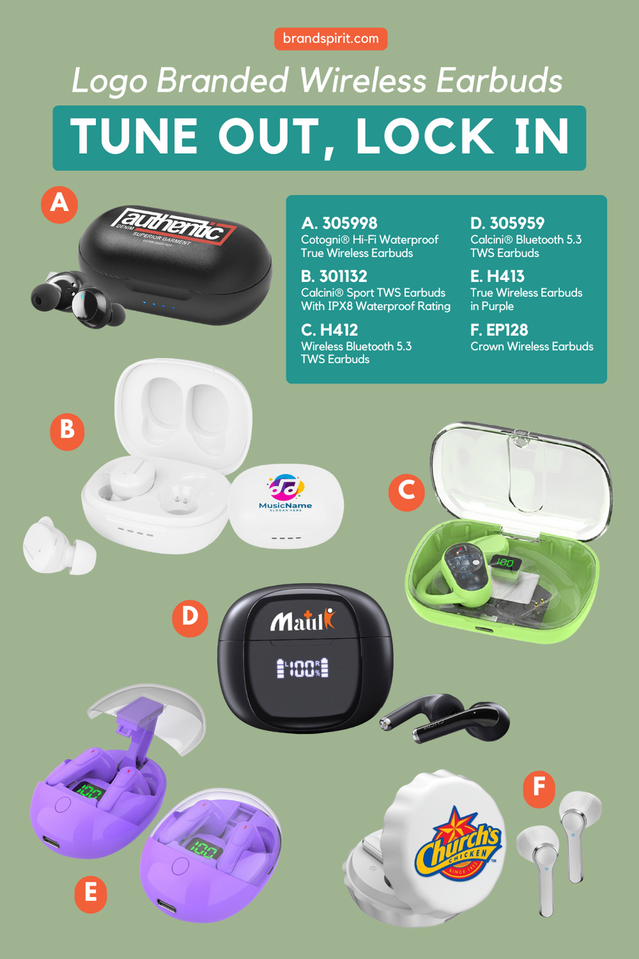 Lock In Tune Out with Promotional Wireless Earbuds by Brand Spirit ...