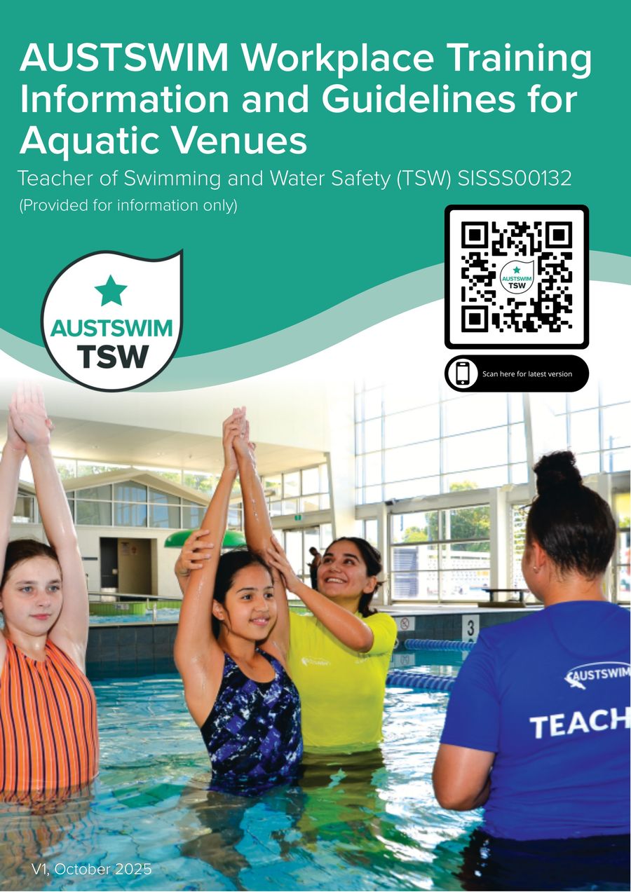 Workplace Training Information and Guidelines for Aquatic Venues by ...