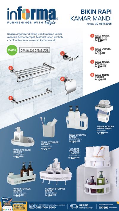 Bikin Rapi Kamar Mandi