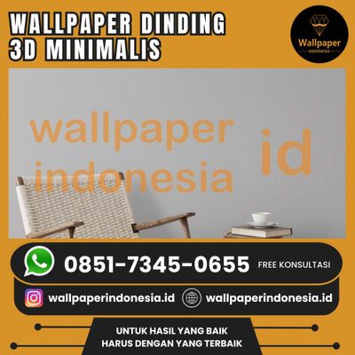 WALLPAPER DINDING 3D MINIMALIS