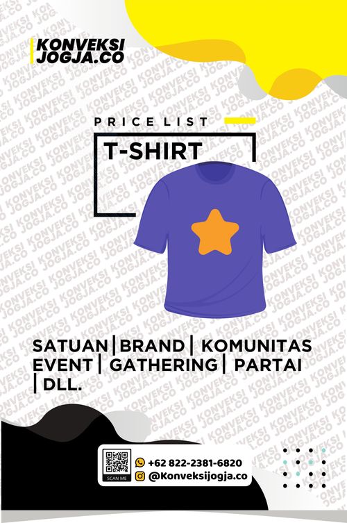 Daftar Harga Kaos