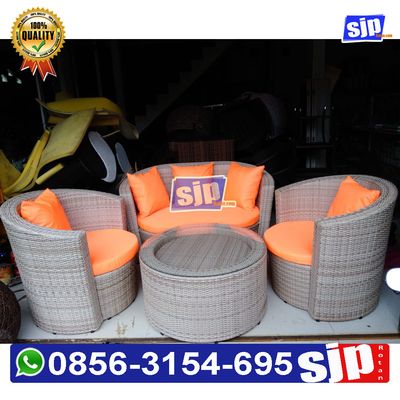 sofa ruang tamu rotan sintetis 22