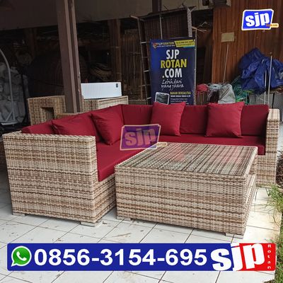 sofa ruang tamu rotan sintetis 26
