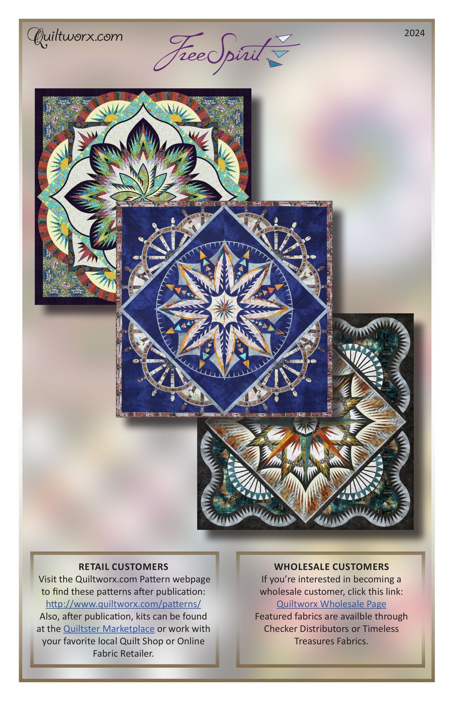 Quiltworx Free Spirit 2024 Catalog by Quiltworx com Flipsnack