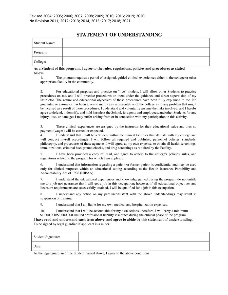 Statement of Understanding 21 by KCTCS - Flipsnack