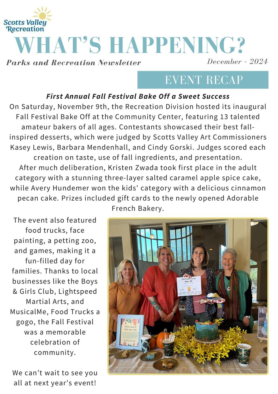 1224 - Parks Rec News Letter by Jenn Dunbar - Flipsnack