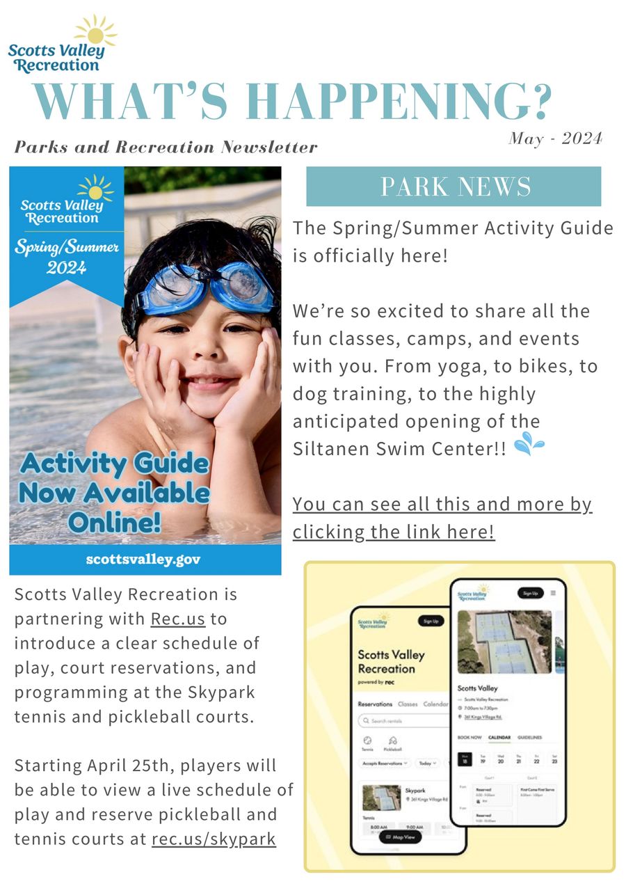 524 - Parks Rec News Letter by Jenn Dunbar - Flipsnack