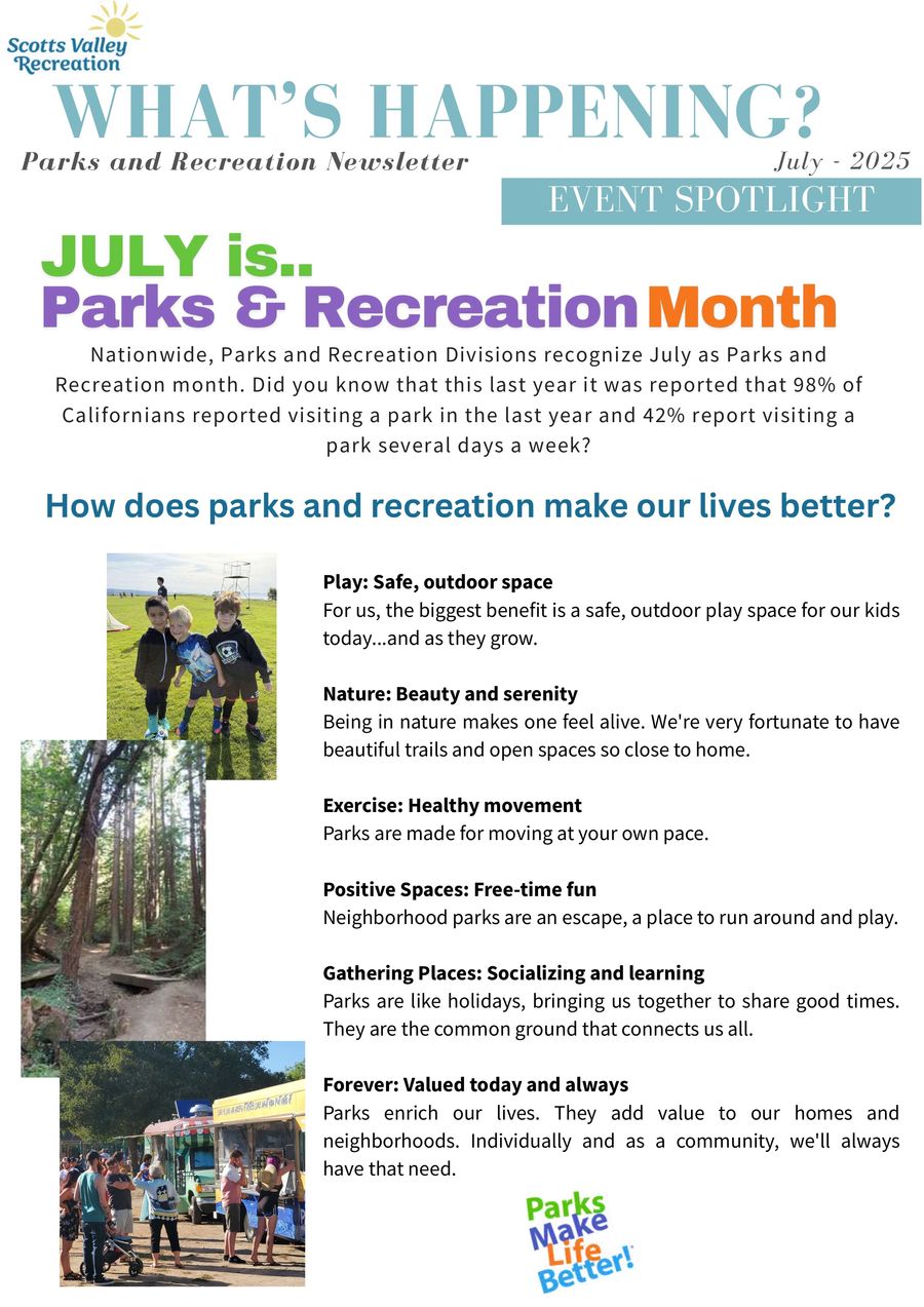 725 - Parks Rec News Letter by Jenn Dunbar - Flipsnack