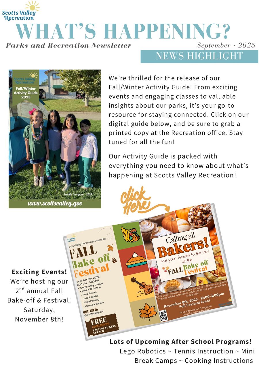 925 - Parks Rec News Letter by Jenn Dunbar - Flipsnack