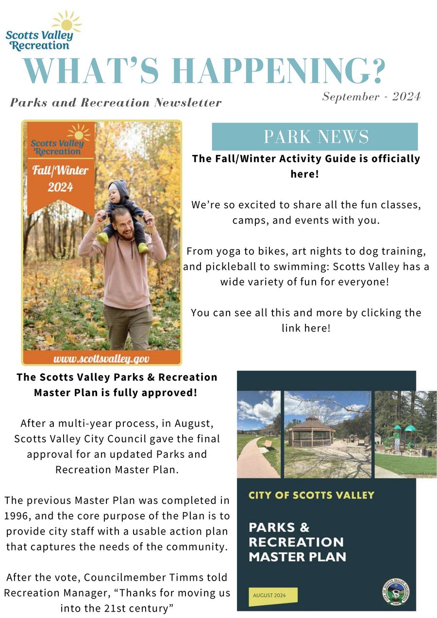 924 - Parks Rec News Letter by Jenn Dunbar - Flipsnack