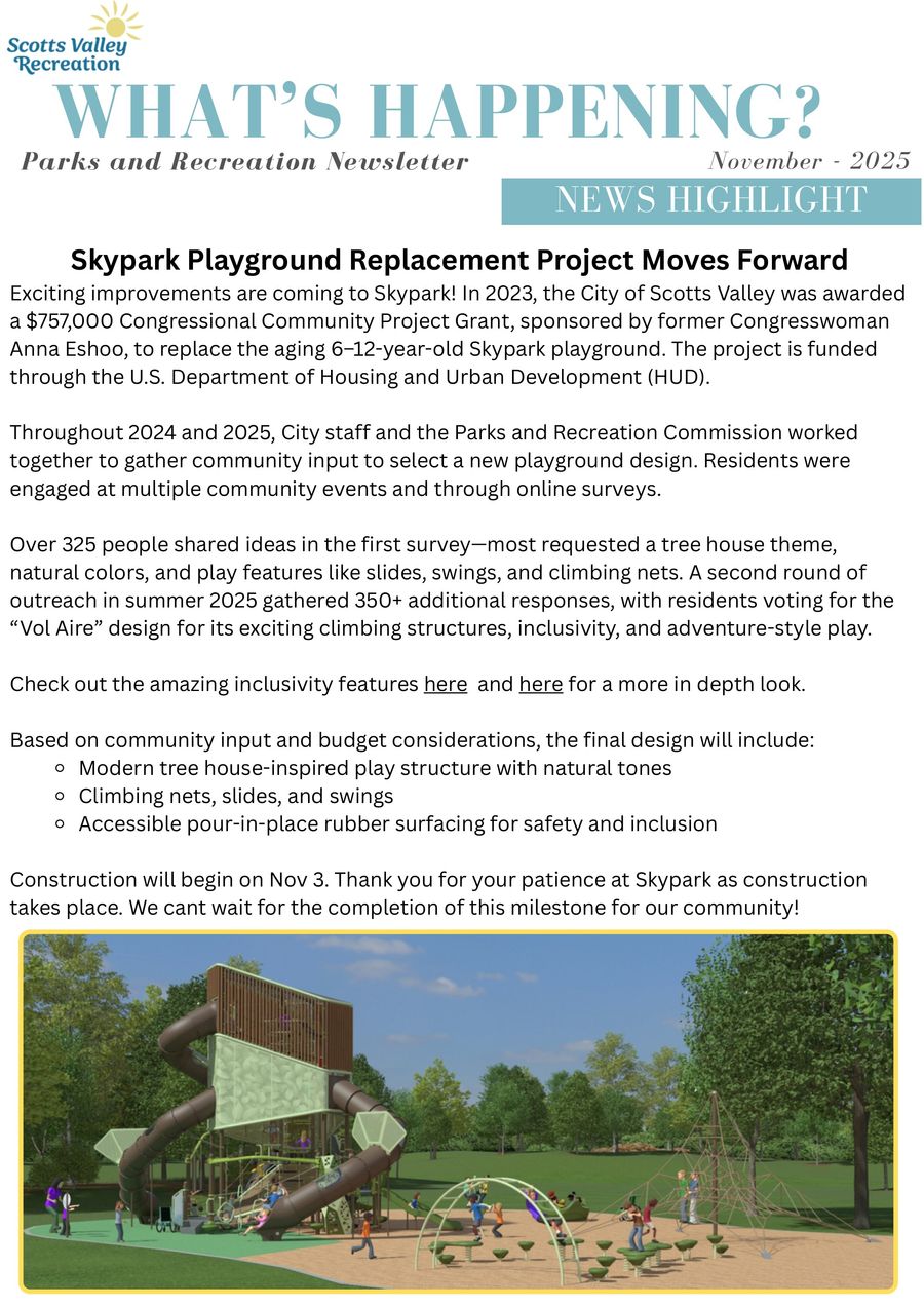 1125 - Parks Rec News Letter by Jenn Dunbar - Flipsnack