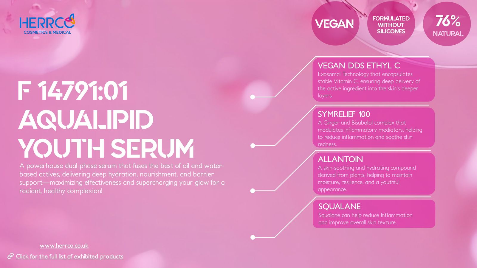 F14791:01 Aqua Lipid Youth Serum by Herrco Cosmetics - Flipsnack