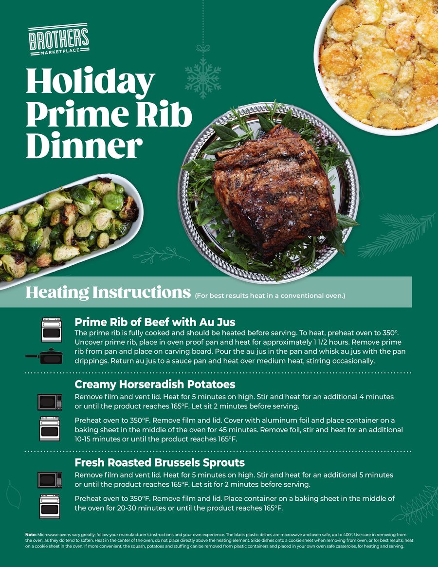 BM Prime Rib Heating Instructions by Roche... Flipsnack