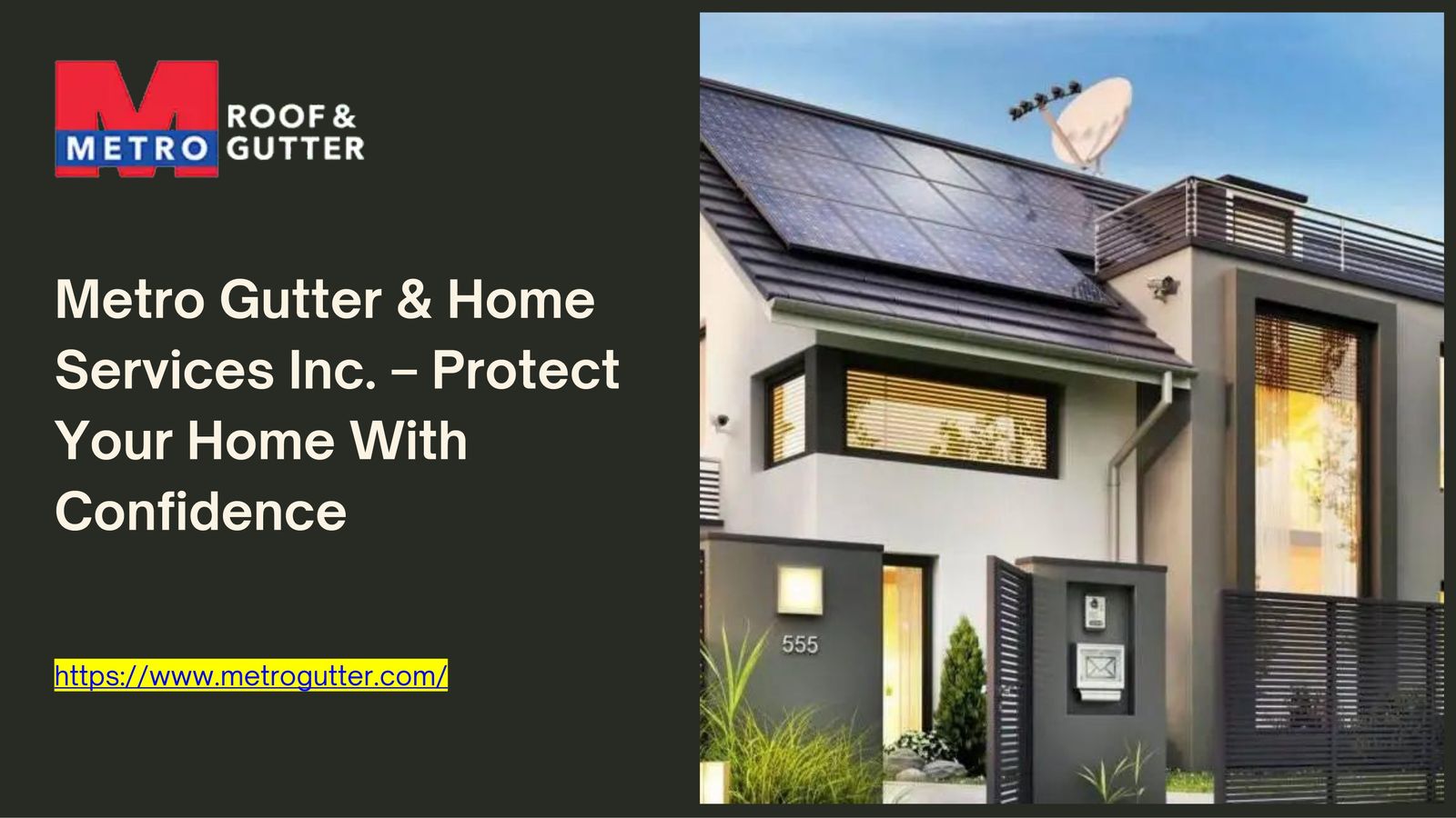 Metro Gutter & Home Services Inc. – Protect Your Home With C by Travis ...