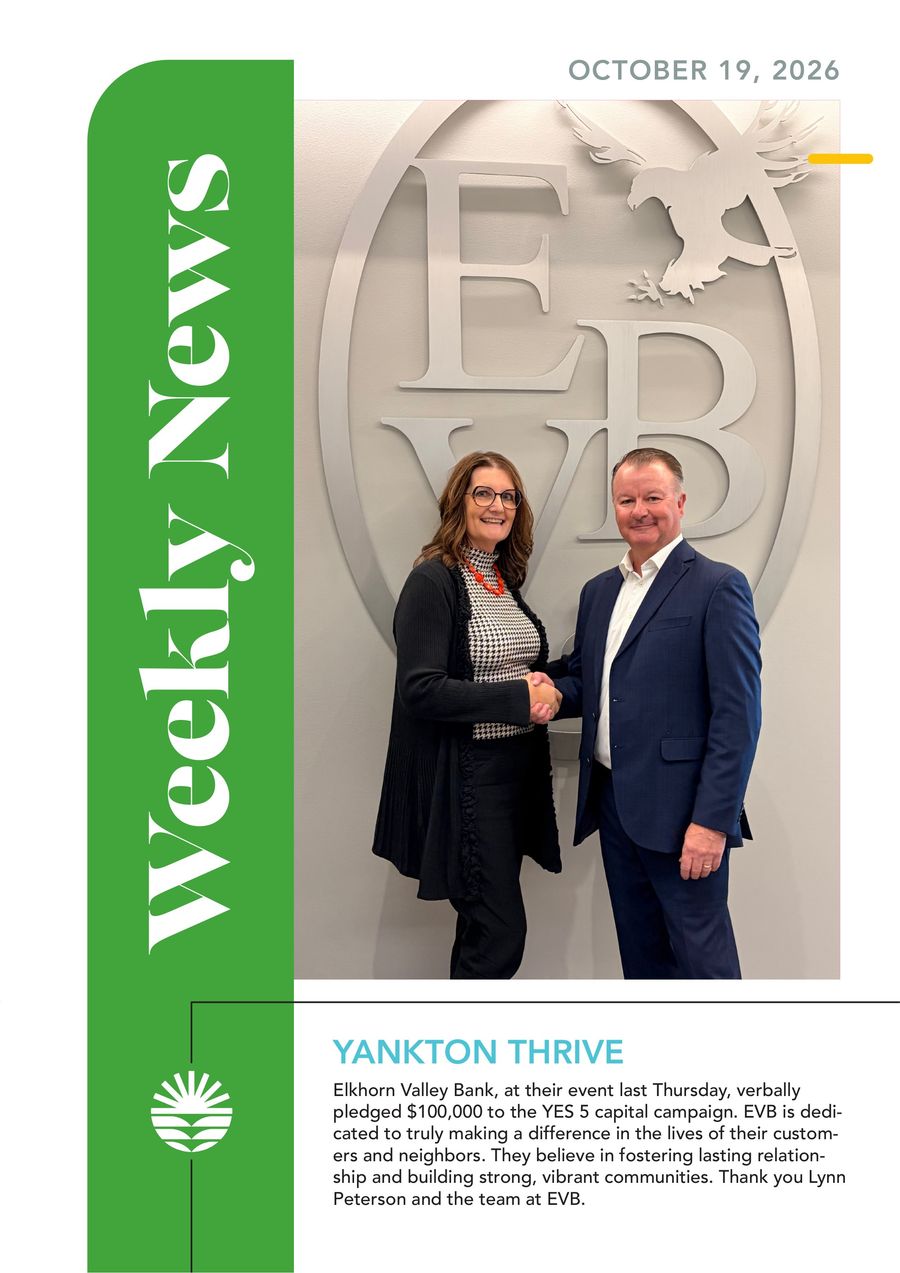 Newsletter_October 19, 2026 by Yankton Thrive - Flipsnack